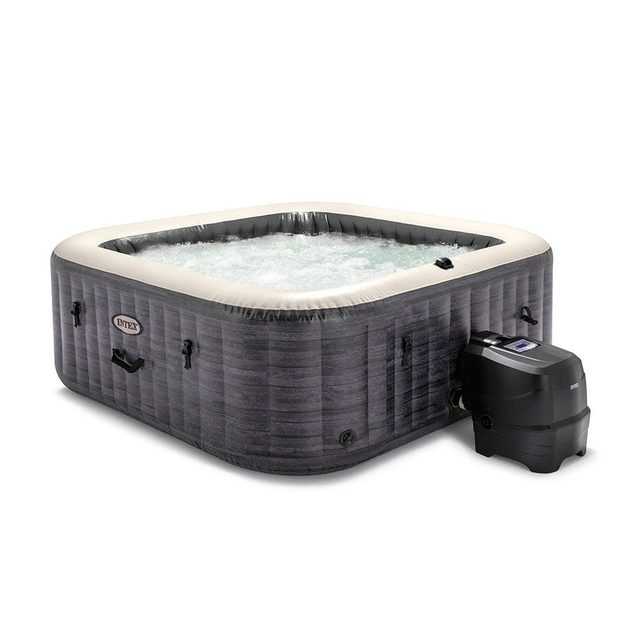 Spa Gonflable - INTEX - Ardoise 6 places + Couverture Thermique - DESTOCKAGE